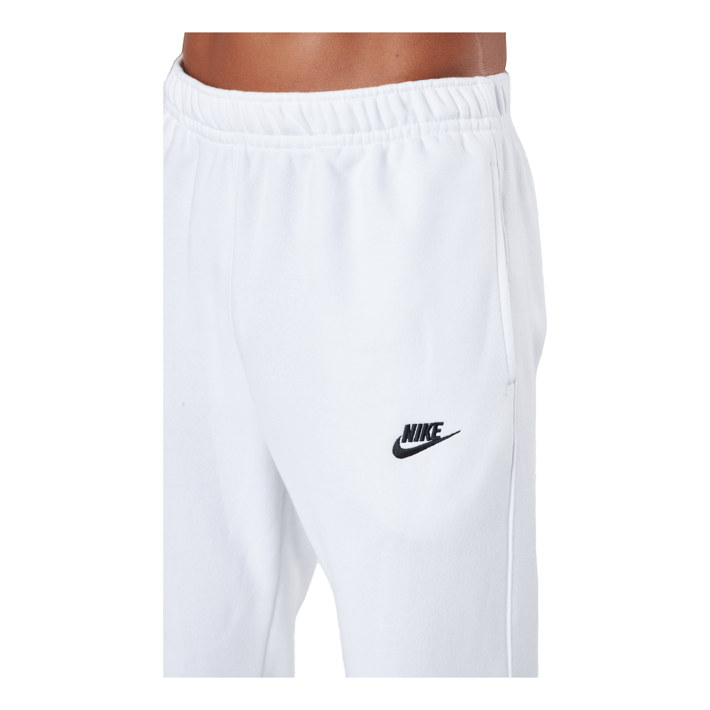 Sportswear Club Fleece Joggers WHITE/WHITE/BLACK