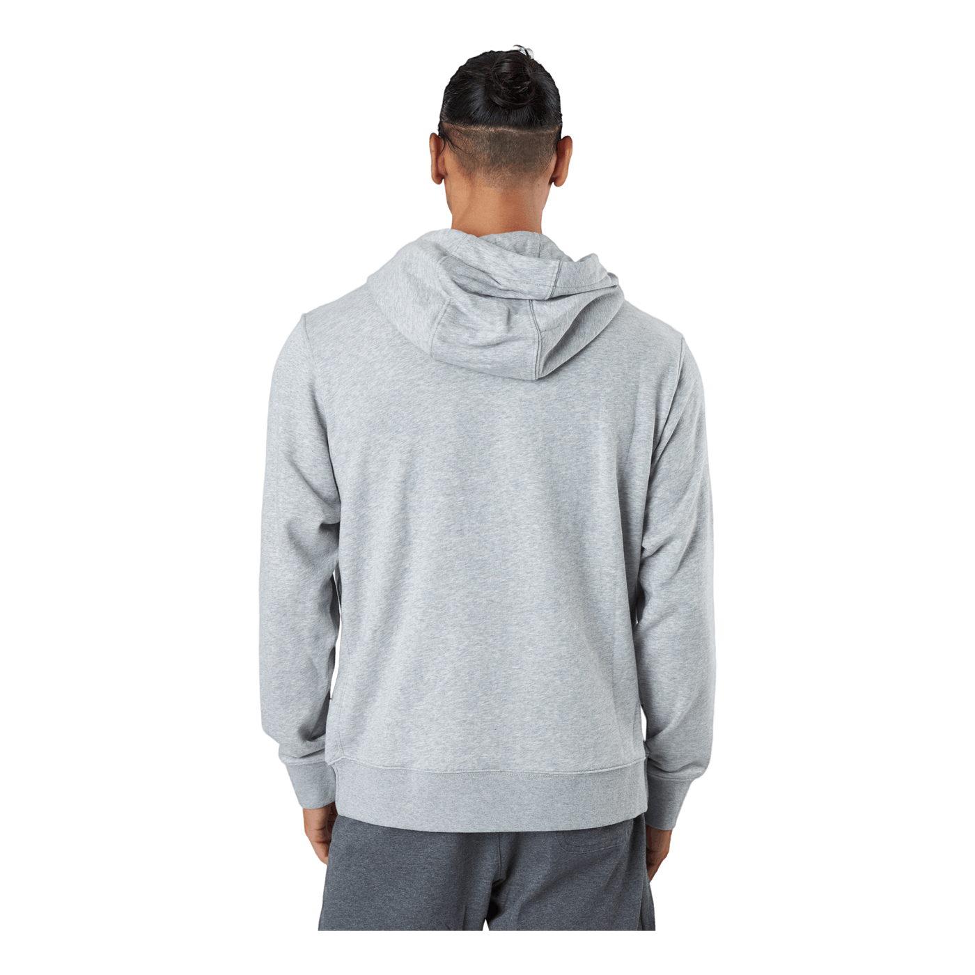 Sportswear Club Men's Pullover Hoodie DK GREY HEATHER/MATTE SILVER/WHITE