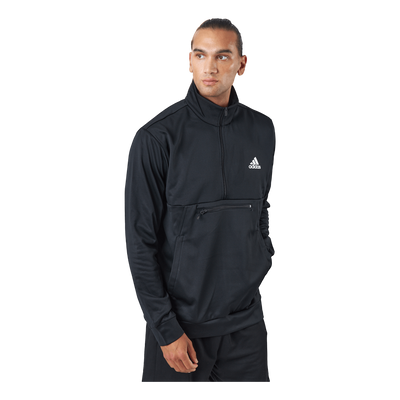 M Gg Sl 1/4 Zip Black/white