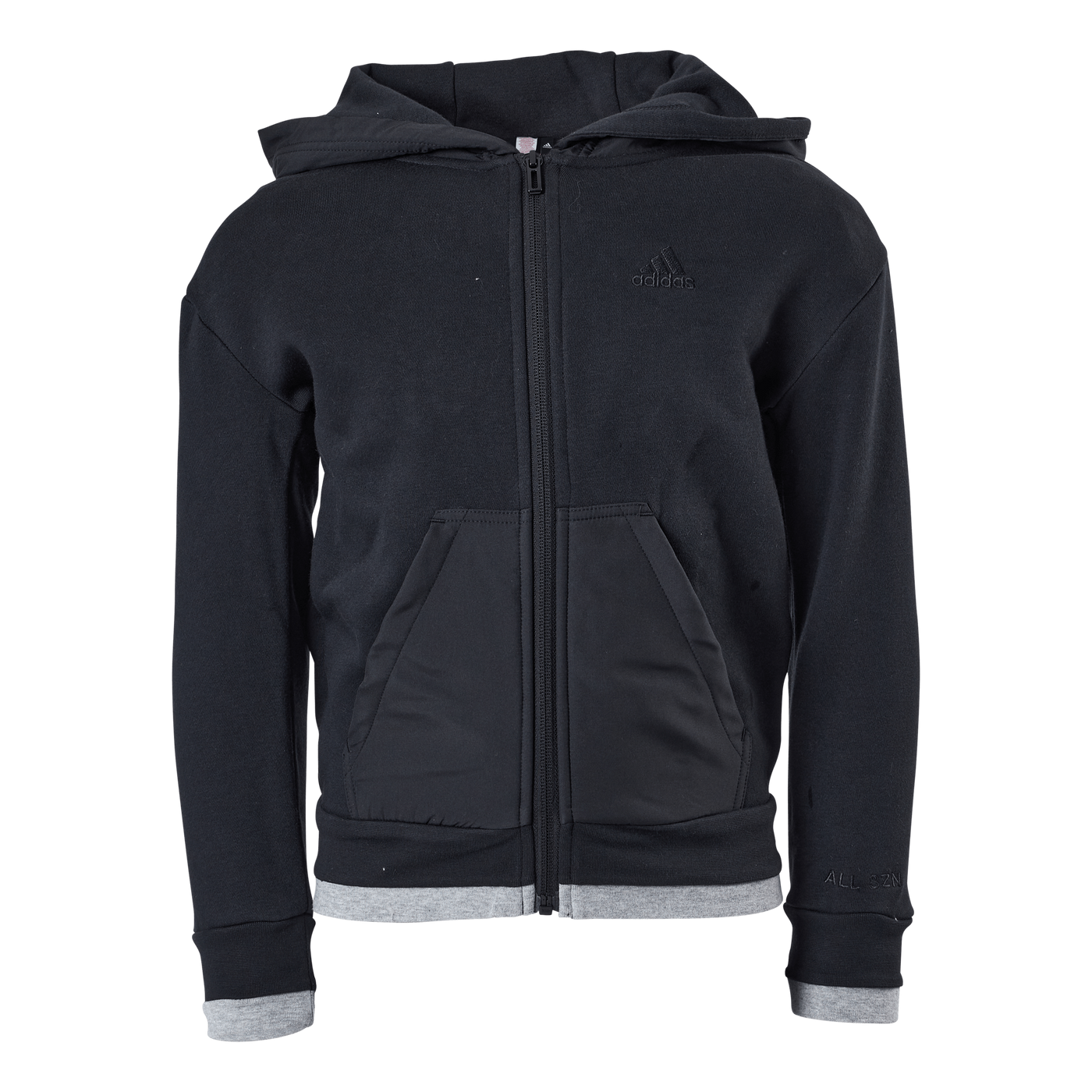 All Szn Fleece Full-Zip Track Top Black