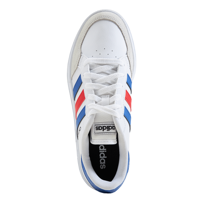 Breaknet Court Lifestyle Shoes Cloud White / Royal Blue / Vivid Red