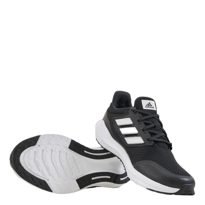 EQ21 Run 2.0 Bounce Sport Running Lace Shoes Core Black / Cloud White / Core Black