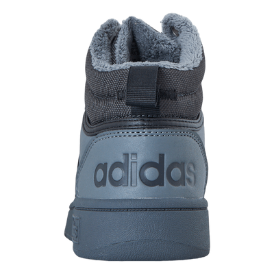 Hoops 3.0 Mid Lifestyle Basketball Classic Fur Lining Winterized Shoes Grey Five / Core Black / Carbon