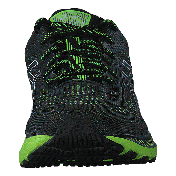 Gel-kayano 28 Black/hazard Green