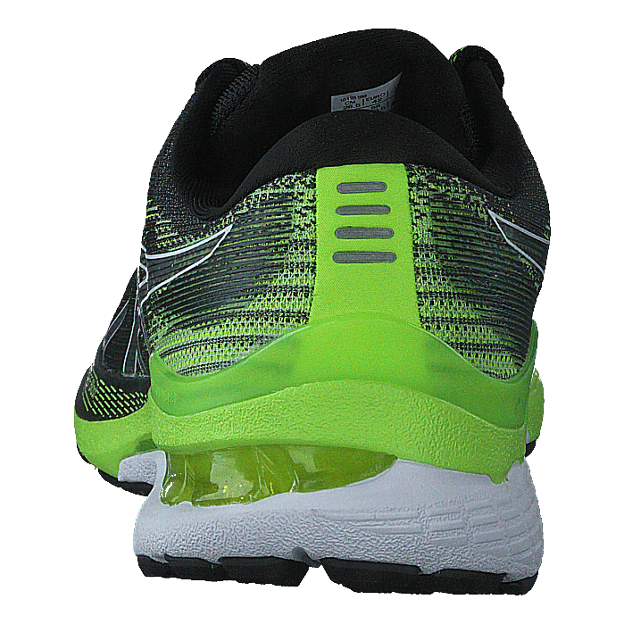 Gel-kayano 28 Black/hazard Green