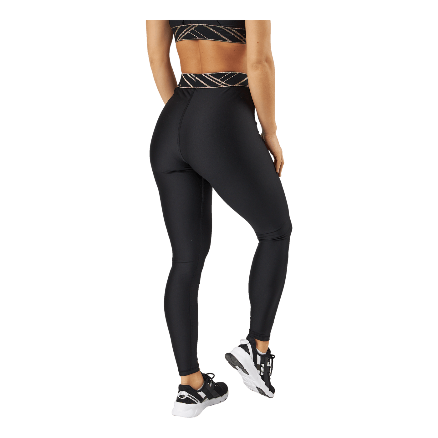 Deco Glam High Waist Full Tigh Puma Black-deco Glam