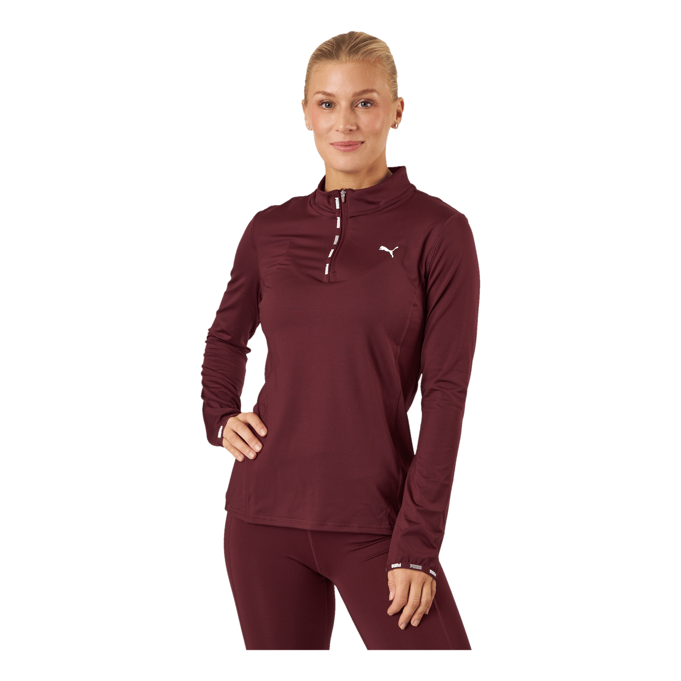 Puma Strong 1/4 Zip Aubergine