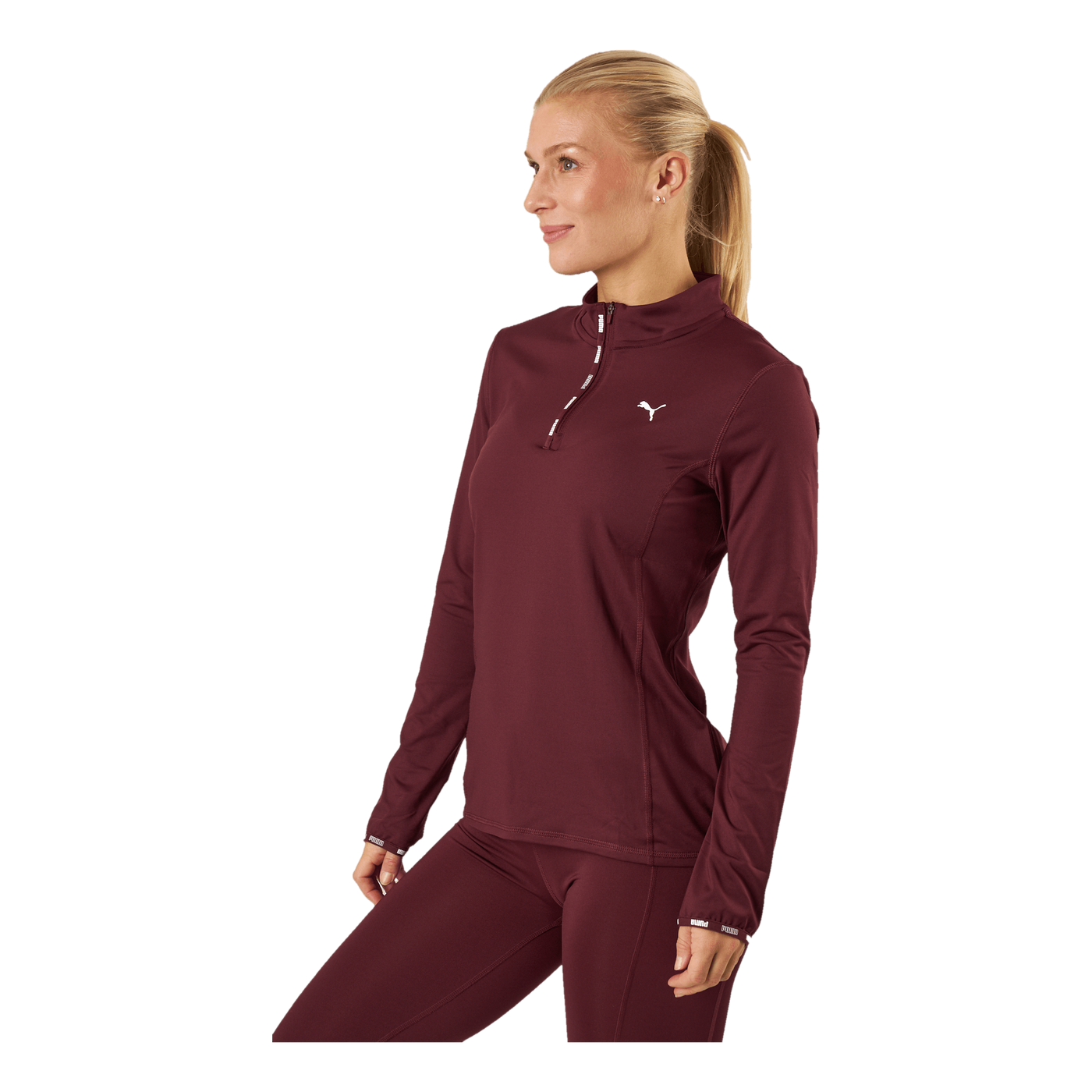 Puma Strong 1/4 Zip Aubergine