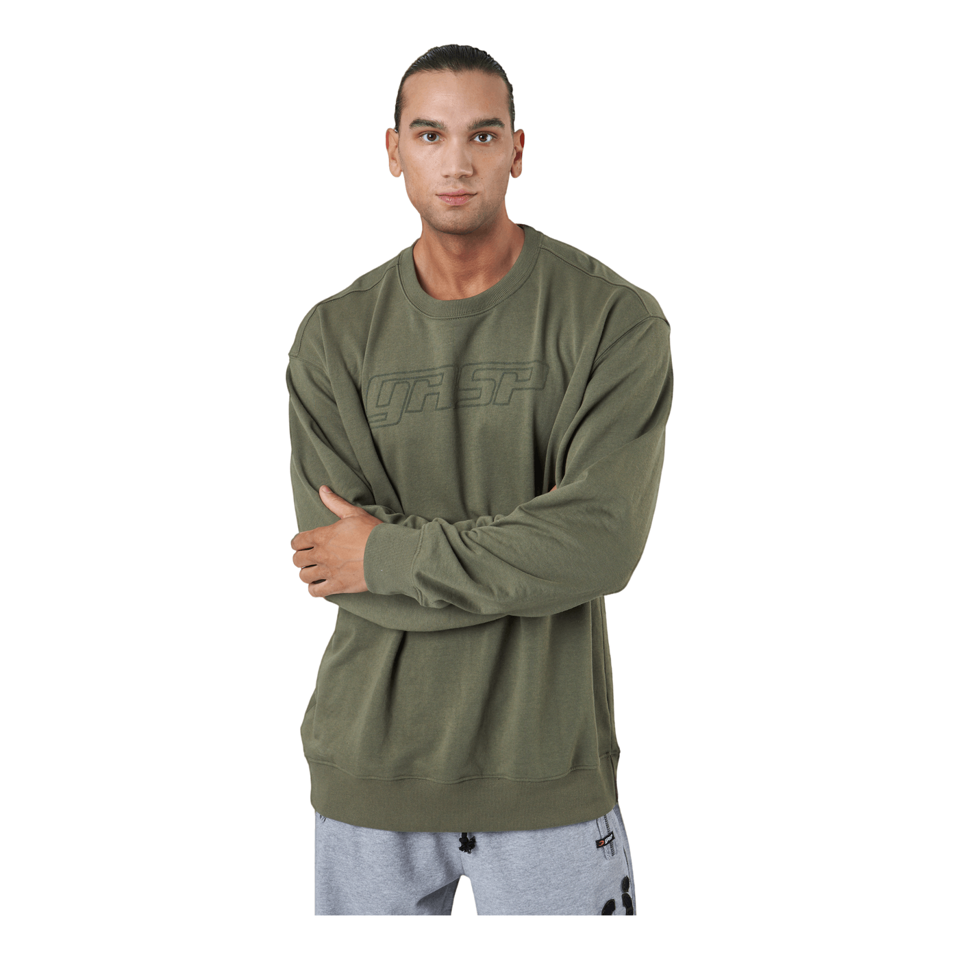 Division Crewneck Washed Green