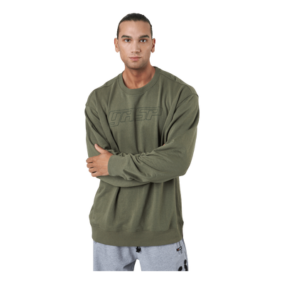 Division Crewneck Washed Green