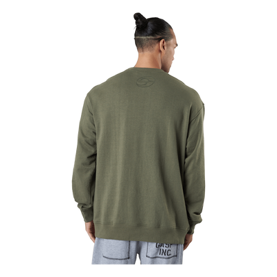 Division Crewneck Washed Green