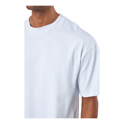 Jprblakam Clean Ss Tee Crew Ne White