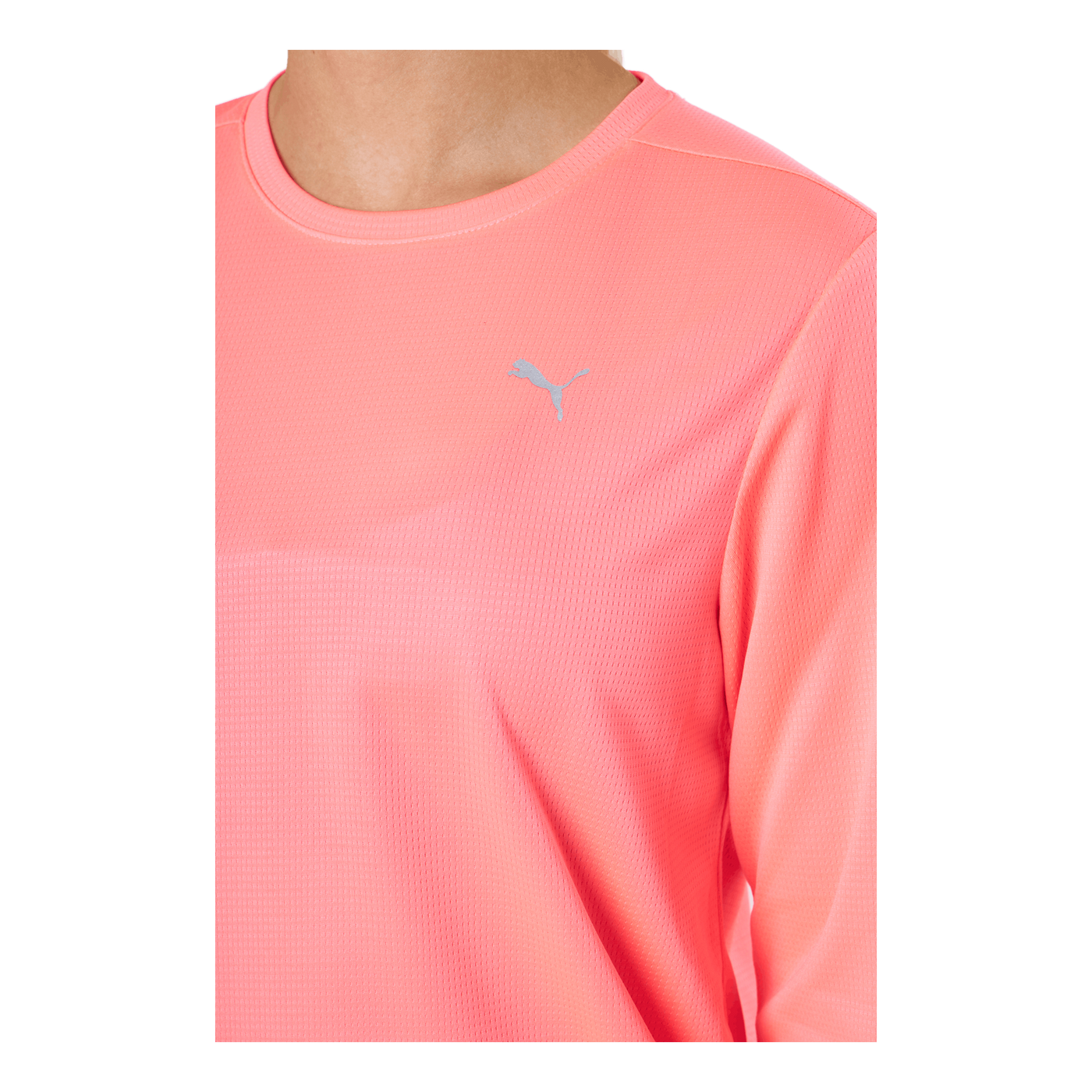 Run Favorite Ls Tee W Sunset Glow