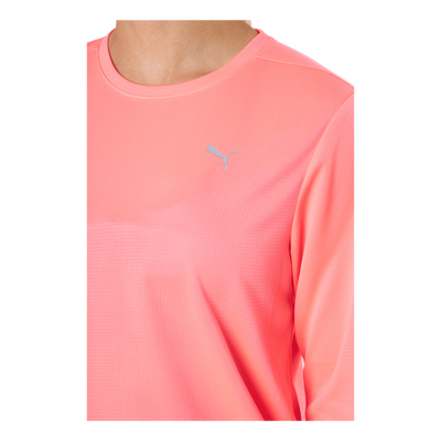 Run Favorite Ls Tee W Sunset Glow