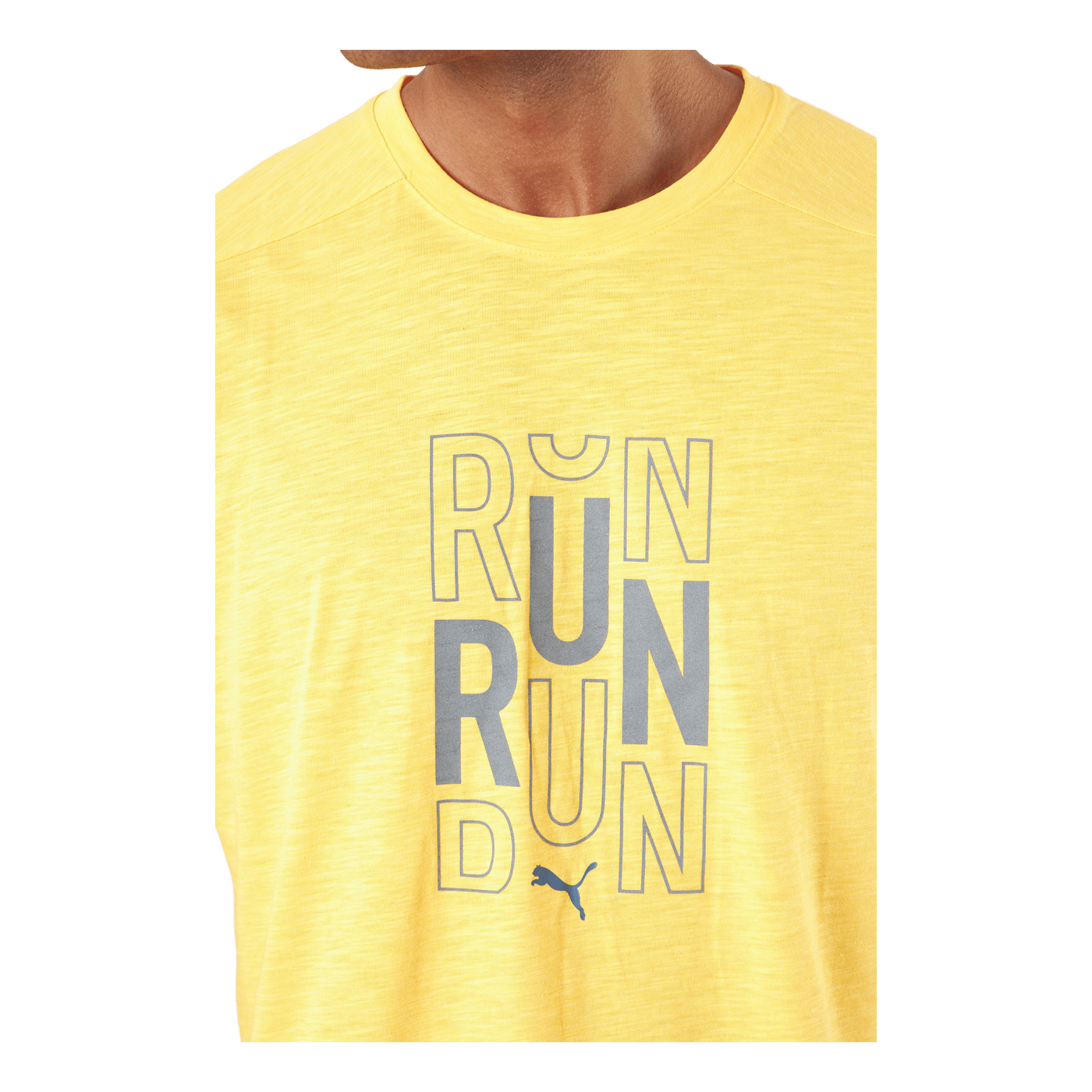 Run Logo Ss Tee M Sun Stream