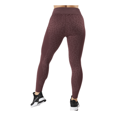 Formknit Seamless High Waist 7 Dusty Plum-leopard Print