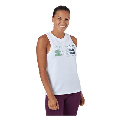 Form Tank White/willow Green