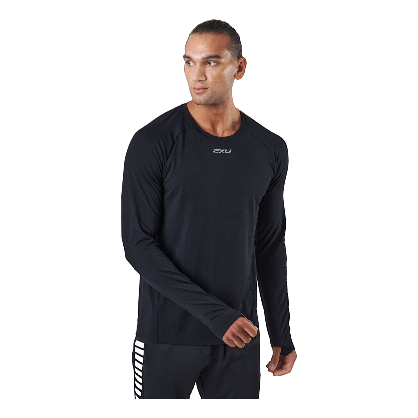 Ignition Base Layer L/s Black/silver Reflective