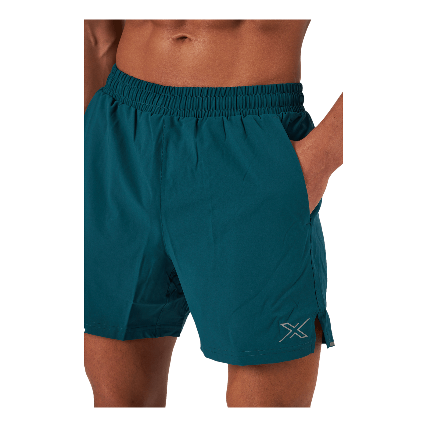 Aero 5 Inch Shorts Deep Jade/silver Reflective