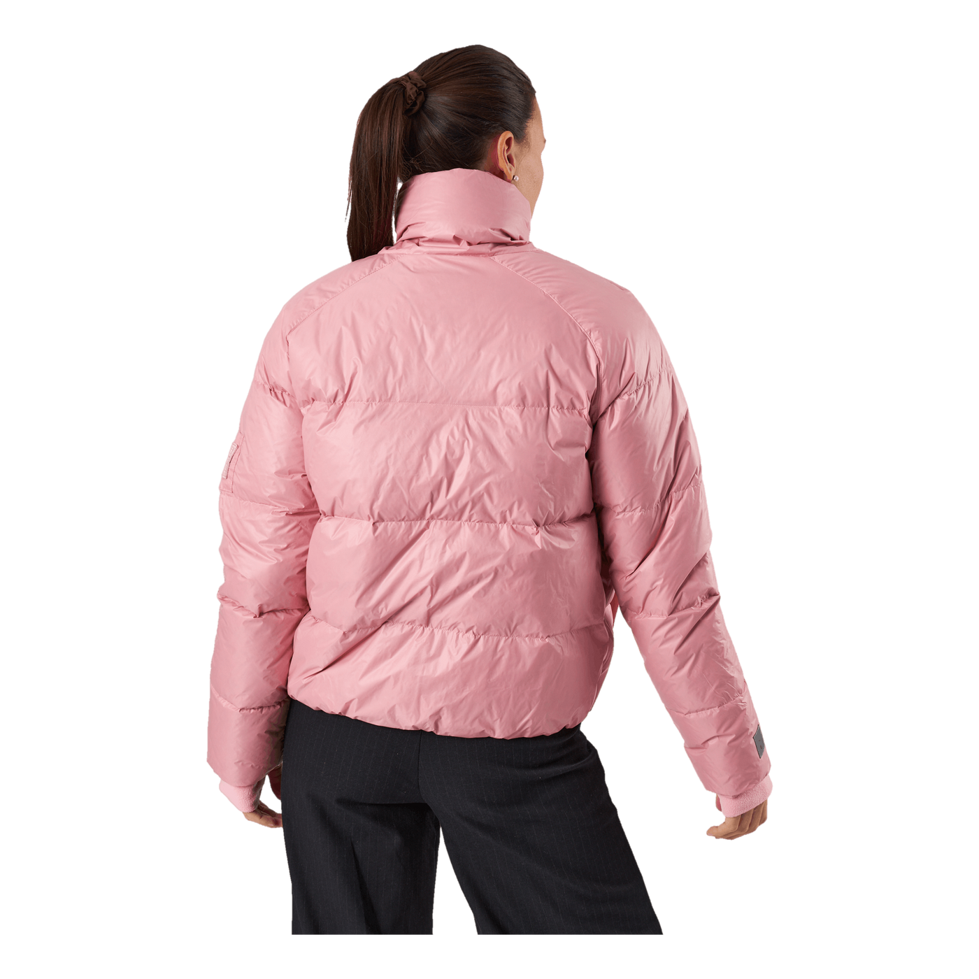 Volume Puffer Jacket Pink Edge