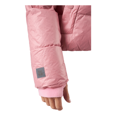 Volume Puffer Jacket Pink Edge