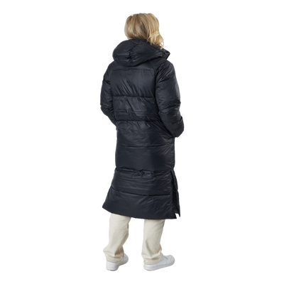 Loose Hood Coat Black