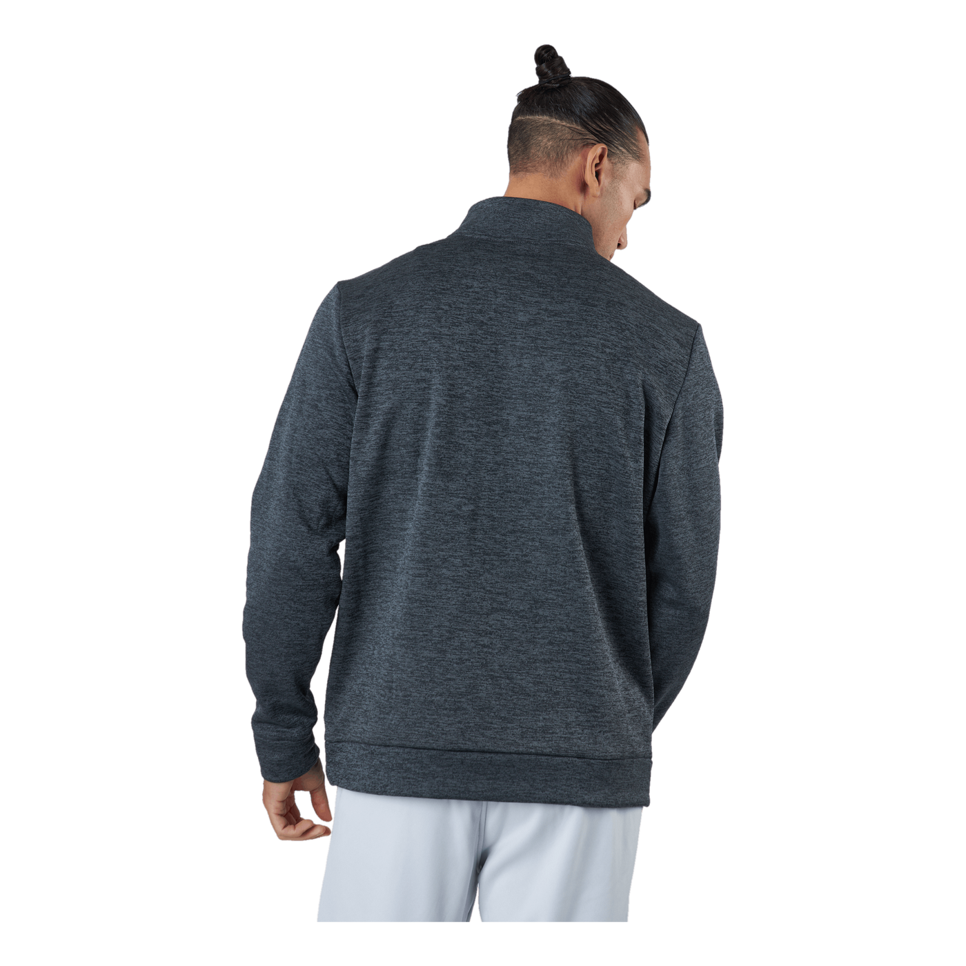 Ua Armour Fleece 1/4 Zip Pitch Gray