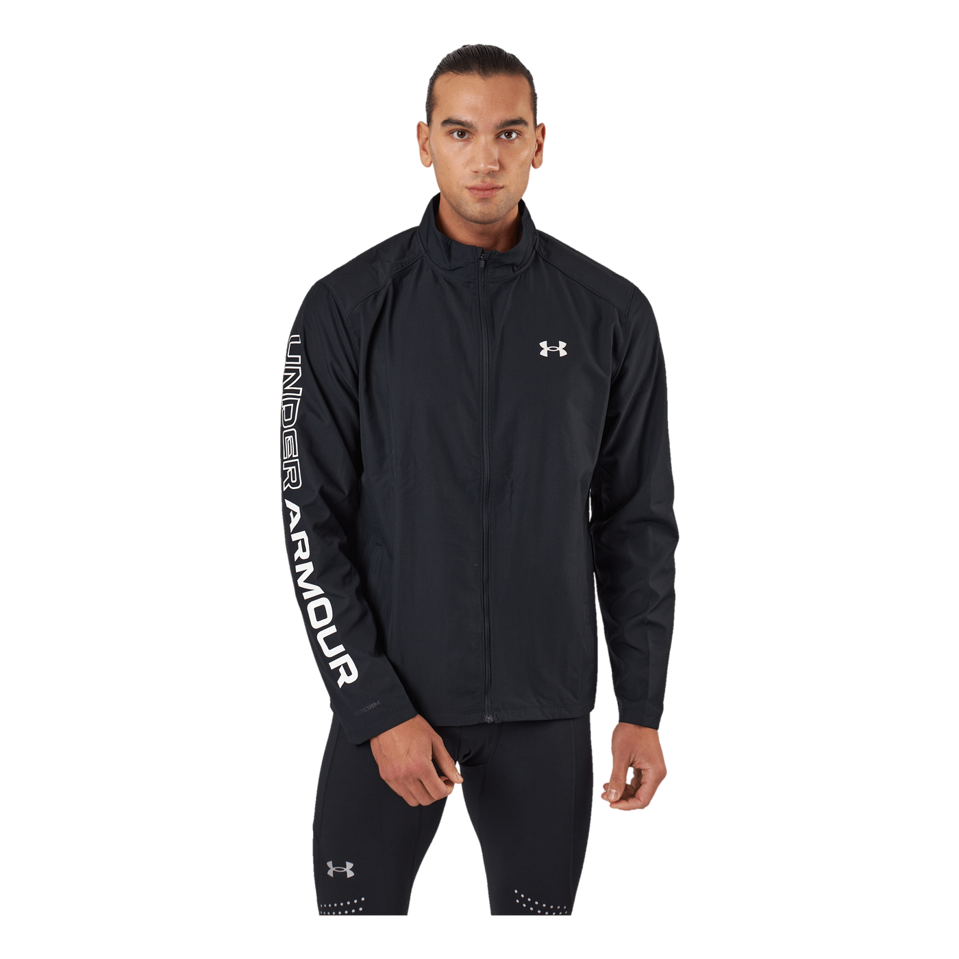 Ua Storm Run Jacket Black