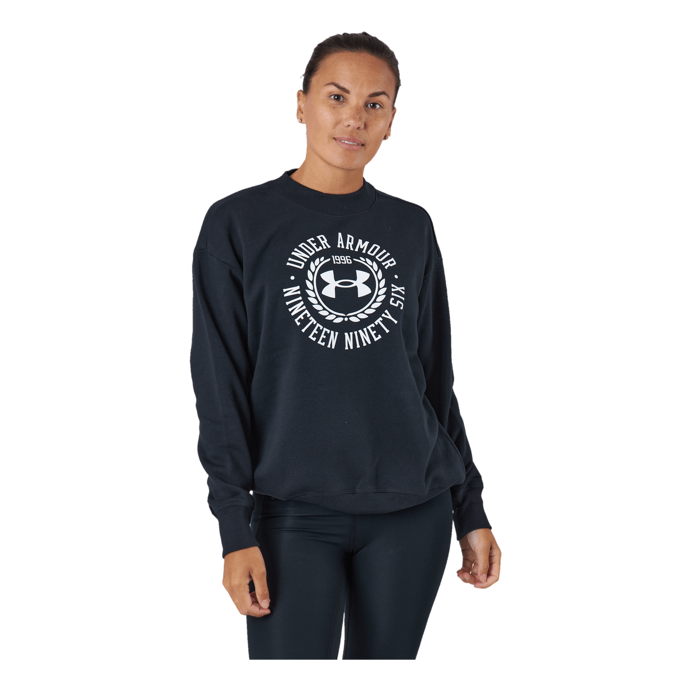 Rival Fleece Crest Grp Crew Black