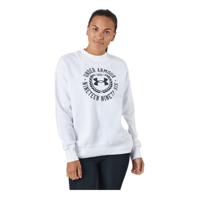 Rival Fleece Crest Grp Crew White