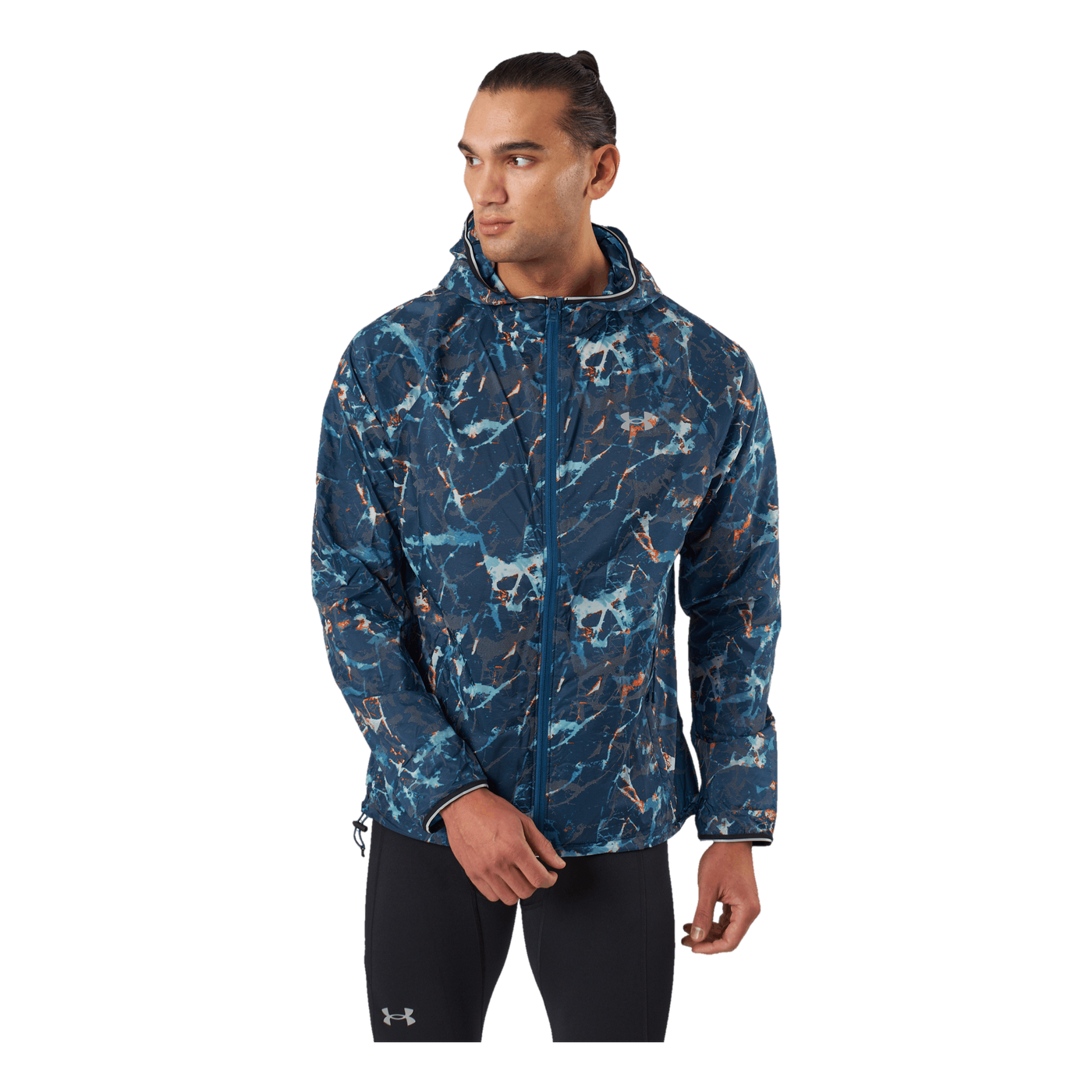 Ua Storm Outrun Cold Jacket Petrol Blue