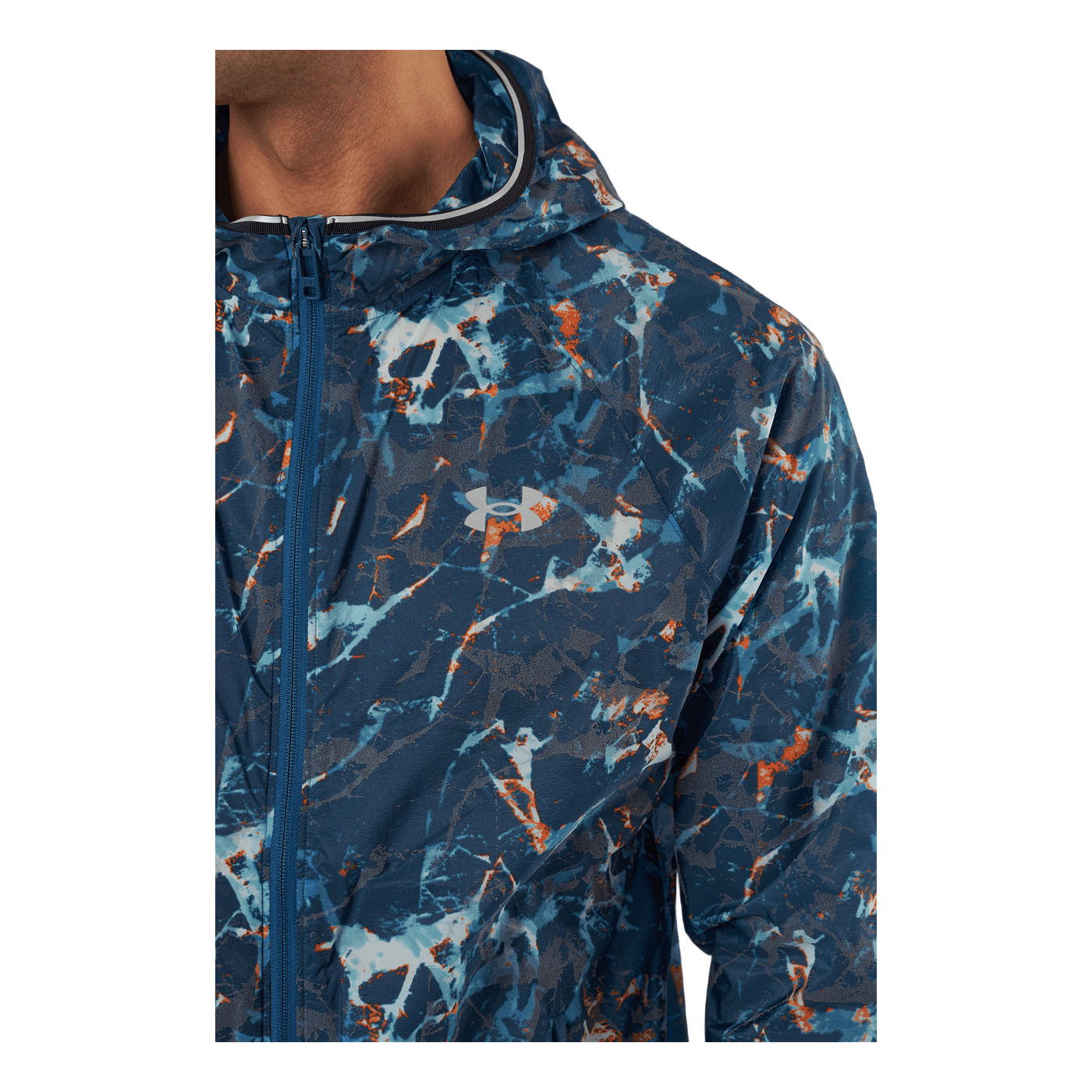 Ua Storm Outrun Cold Jacket Petrol Blue