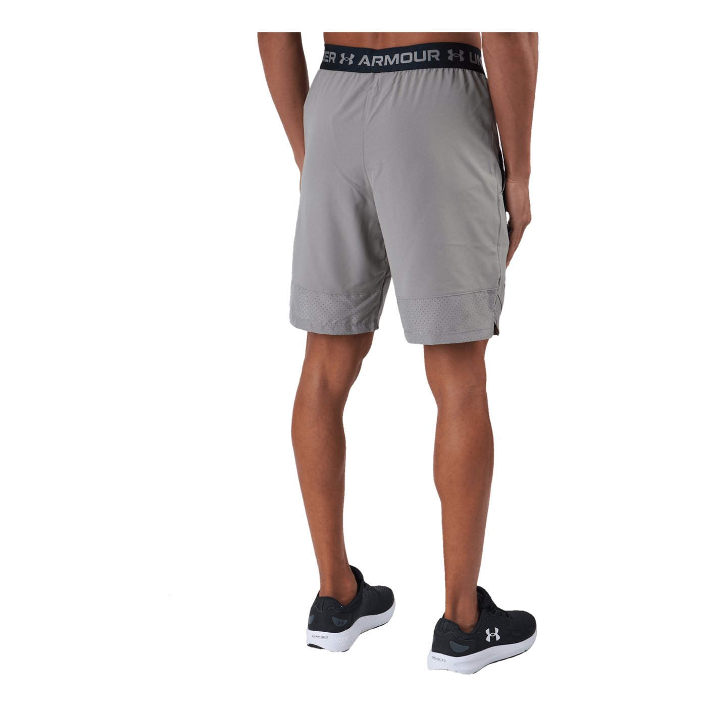 Ua Vanish Woven 8in Shorts Pewter