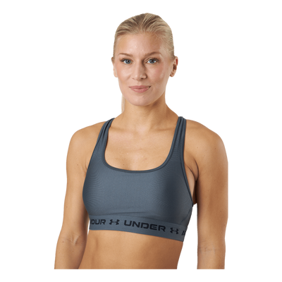 Ua Crossback Mid Bra Pitch Gray