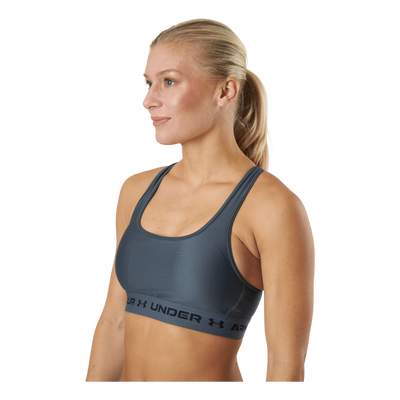 Ua Crossback Mid Bra Pitch Gray