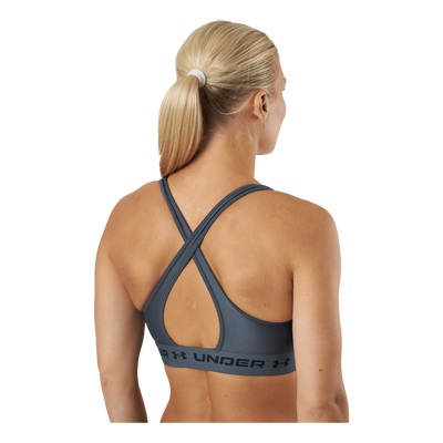 Ua Crossback Mid Bra Pitch Gray