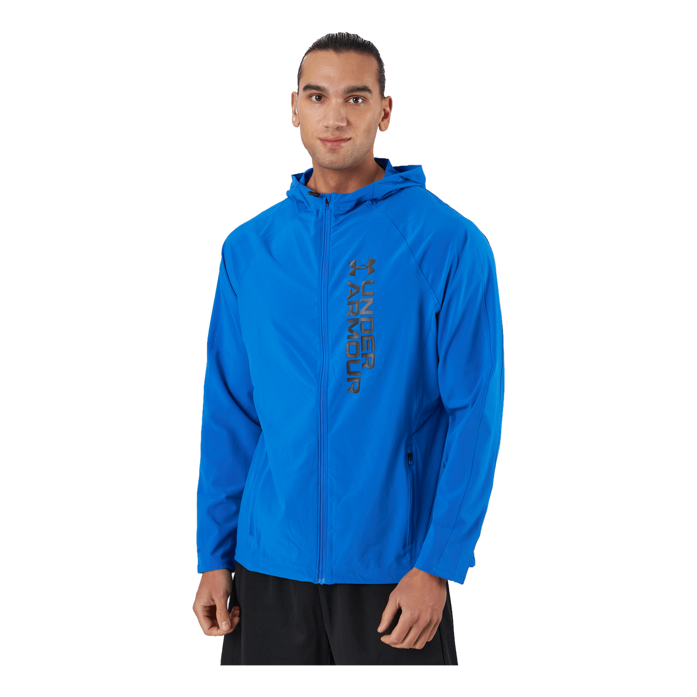 Ua Outrun The Storm Jacket Versa Blue