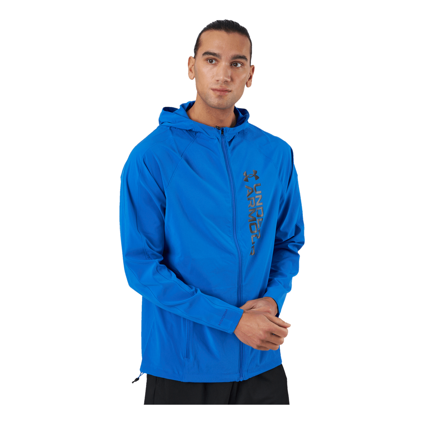 Ua Outrun The Storm Jacket Versa Blue