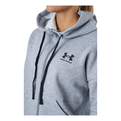 Rival Fleece Fz Hoodie Steel Medium Heather