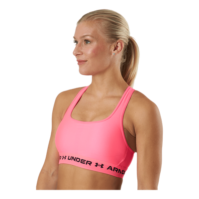 Ua Crossback Mid Bra Cerise