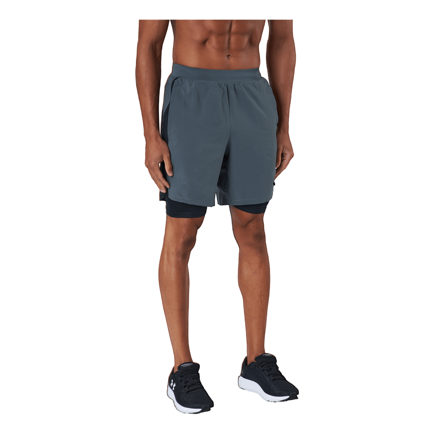 Ua Launch 7'' 2-in-1 Short Pitch Gray