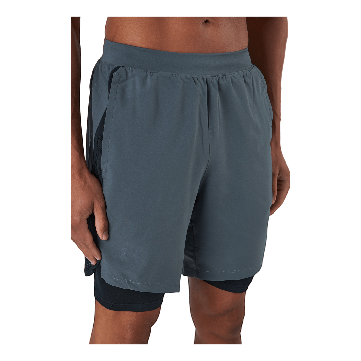 Ua Launch 7'' 2-in-1 Short Pitch Gray