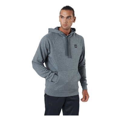 Ua Rival Fleece Hoodie Pitch Gray Light Heather