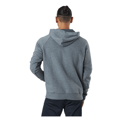 Ua Rival Fleece Hoodie Pitch Gray Light Heather