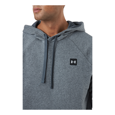 Ua Rival Fleece Hoodie Pitch Gray Light Heather