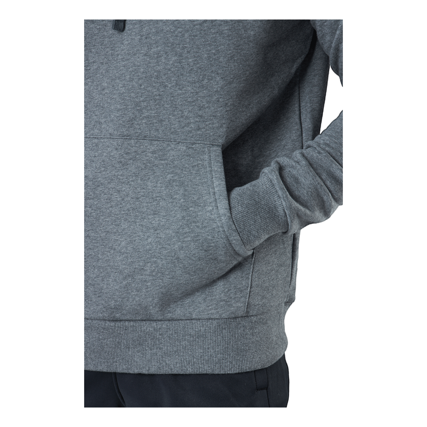 Ua Rival Fleece Hoodie Pitch Gray Light Heather