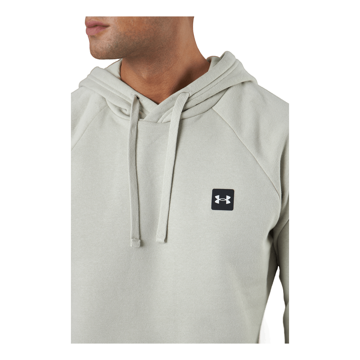 Ua Rival Fleece Hoodie Khaki Base