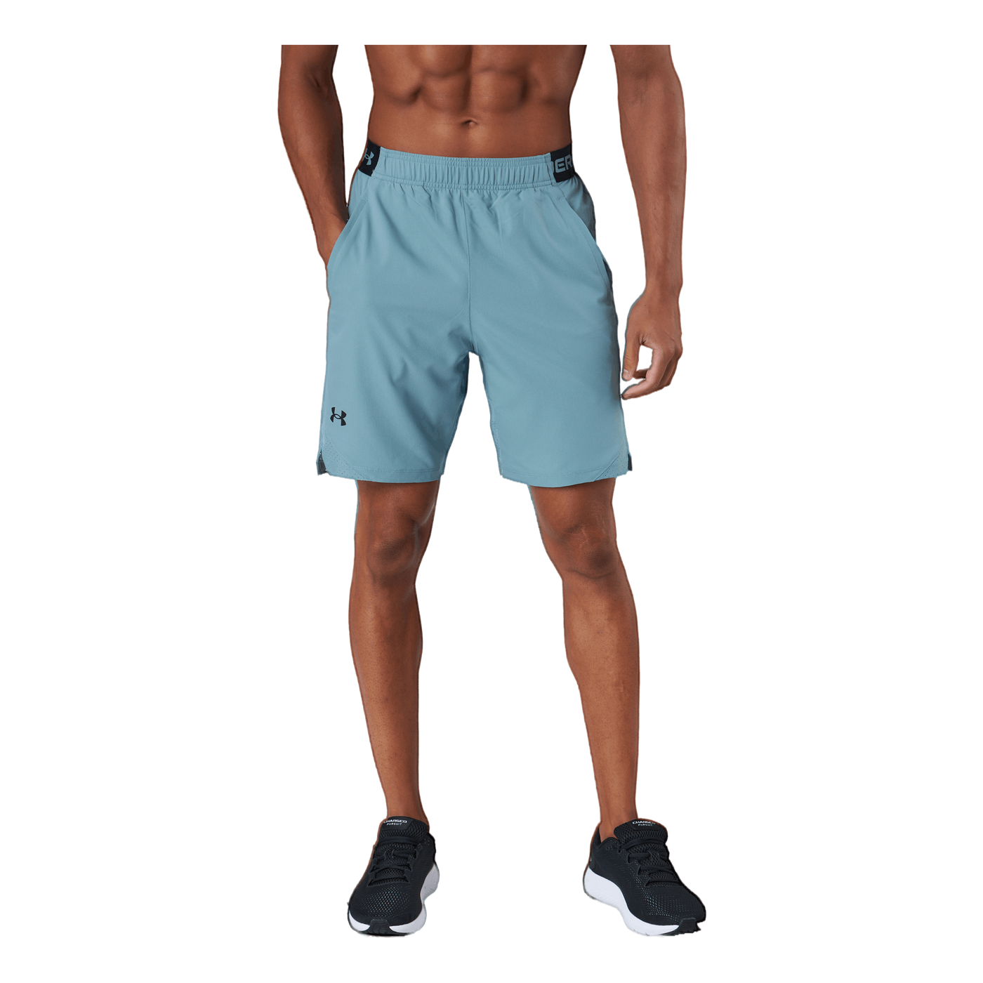 Ua Vanish Woven 8in Shorts Fresco Green