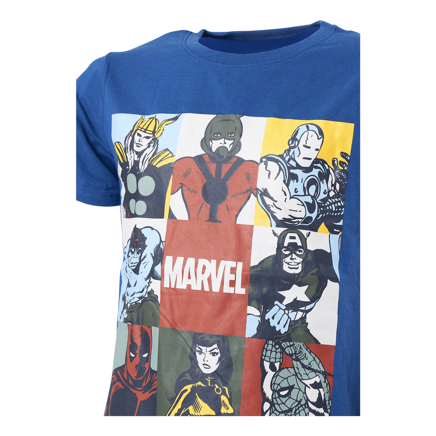 Nkmarthur Marvel Ss Top Mar Nouvean Navy