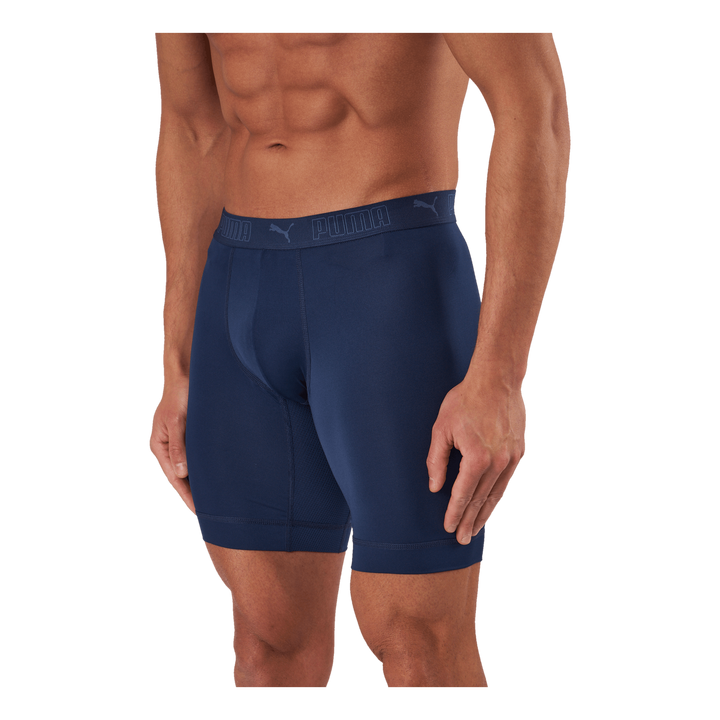 Sport Microfiber Long Boxer 2p Blue Combo